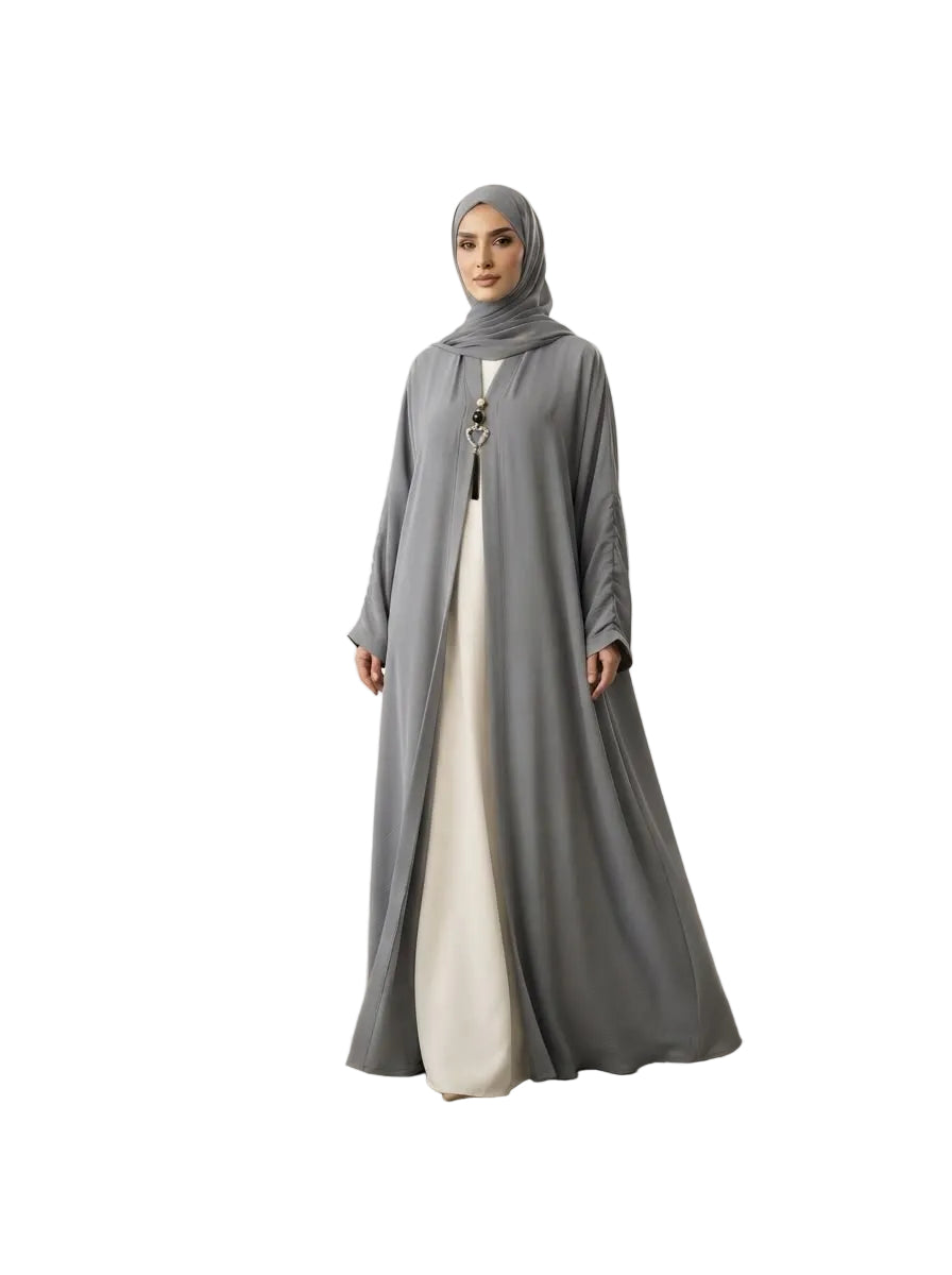 Tassel Front Open Abaya